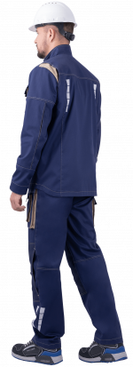 Куртка ДИДЖИТАЛ НЬЮ летняя, т/синий-бежевый