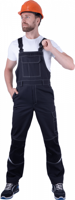 Полукомбинезон ТУРБО SAFETY летний, т.серый-чёрный