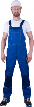 Полукомбинезон ТУРБО SAFETY летний, василек-синий