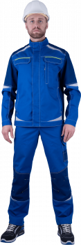 Куртка ТУРБО SAFETY летняя, василек-синий