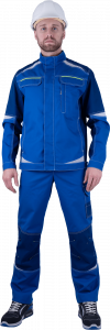Куртка ТУРБО SAFETY летняя, василек-синий