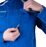 Куртка ТУРБО SAFETY летняя, василек-синий