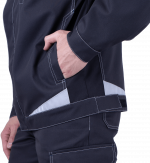 Куртка ТУРБО SAFETY летняя, т.серая-чёрная