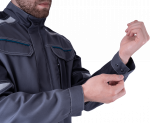 Куртка ТУРБО SAFETY летняя, серая-т.серая